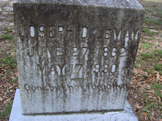 Headstone for LeMay, Joseph D